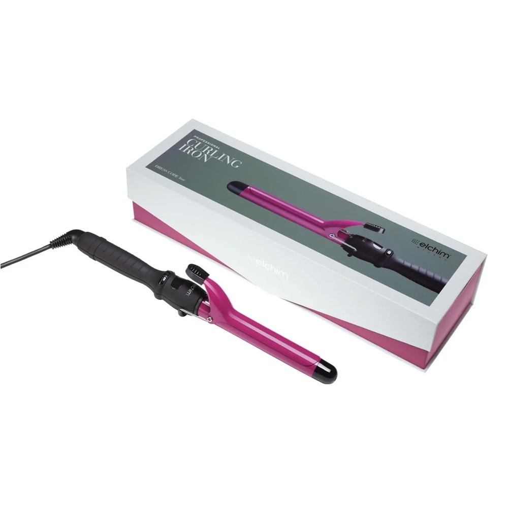 Elchim Professional Pink 3/4 inch Curling Iron Dress code line. Brand new.